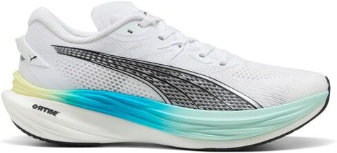 PUMA Mens Deviate Nitro 3 Wide Running Sneakers Shoes - White in Saudi Arabia