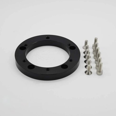 3/8" Steering Wheel Hub Adapter Conversion Spacer Black for 6 Hole Steering Wheel to 5 Hole Adapter in Kuwait