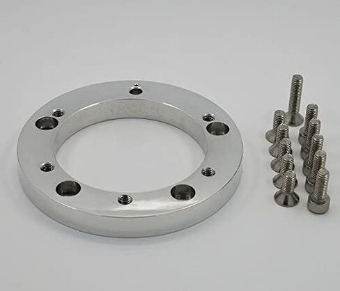 3/8" Steering Wheel Hub Adapter Conversion Spacer Black for 6 Hole Steering Wheel to 5 Hole Adapter in Saudi Arabia