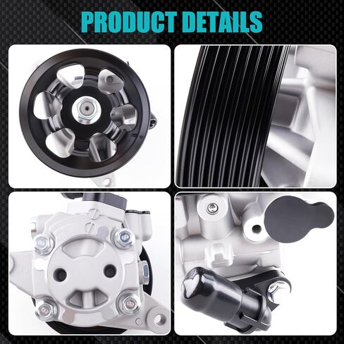 مضخة توجيه كهربائية مع بكرة متوافقة مع Civic 1.8L 2006 2007 2008 2009 2010 2011، استبدل OE 21-5456، 215456، 21527، 56110RNA305، 56110RNAA01، 56110RNAA02 in Kuwait