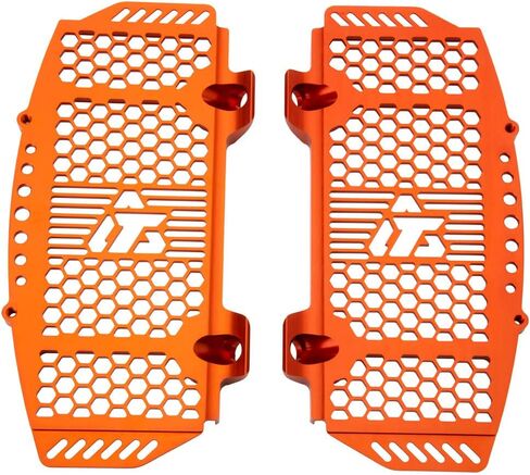 TUSK Billet Radiator Guards Orange for KTM 500 XW-F 2024 in Saudi Arabia