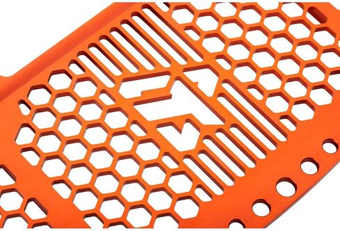 TUSK Billet Radiator Guards Orange for KTM 500 XW-F 2024 in Saudi Arabia