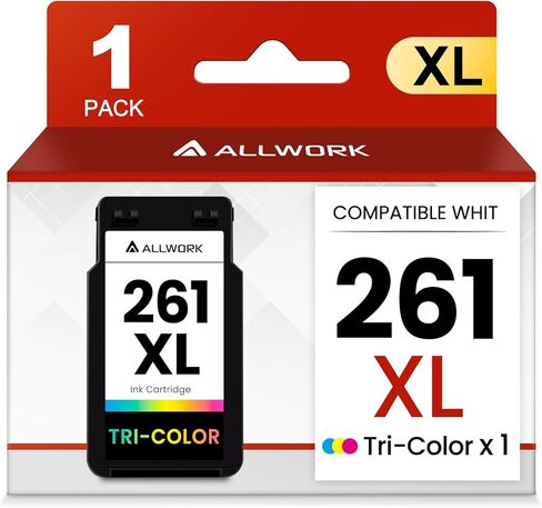260XL 261XL Replacement for Canon 260 and 261 Ink Cartridges PG-260 CL-261 XL High Yield for Pixma TS6420a TS6400 TS6420 TR7020a TR7000 TR7020 TS5320 TS5300 Printer Ink Cartridge(1 Tri-Color) in Kuwait