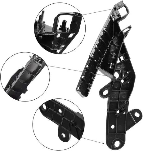 Left & Right Car Front Bumper Support Bracket Retainer for Nissan FOR Altima 2013 2014 2015 620583TA0A 620593TA0A distintivo in Saudi Arabia