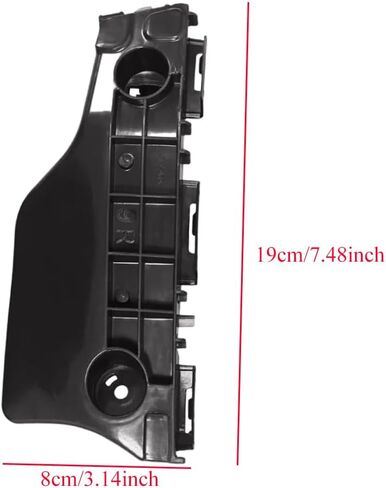 Pair Left Right Front Bumper Bracket Mount Support Guide Bracket Retainer for Toyota for Prius C 2012 2013 2014 2015 2016 2017 distintivo in Saudi Arabia