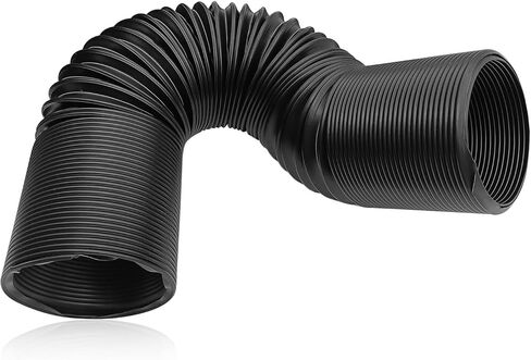 أنبوب دخول هواء عالمي 76 مم، خرطوم مدخل مرن 3 بوصة، قابل للتمدد، متين مقاوم للماء، بديل للسيارات لشاحنة SUV، أسود in Kuwait