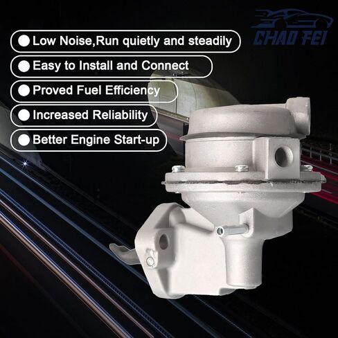 Mechanical Fuel Pump 861678A1 Compatible with Mercury Marine Mercruiser & OMC 5.0/5.7/305/350/198HP/230HP/260HP Replace 97401A8, 97401A2, 18-7283, M60600, 8M0058164, 9-35423 in Kuwait