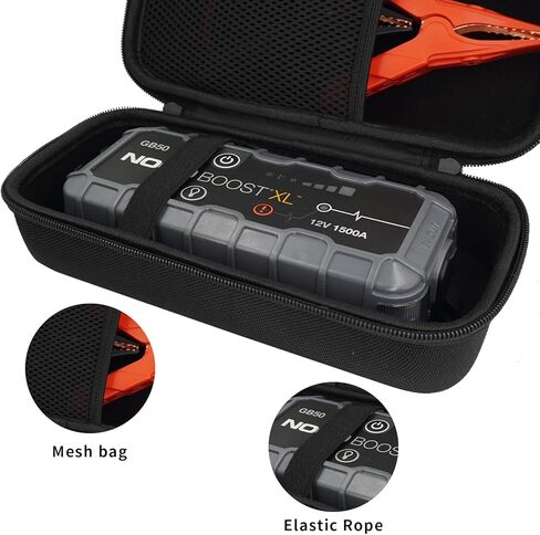 حقيبة تخزين لـ Boost Plus GB40/ Boost Sport GB20 UltraSafe Lithium Jump Starter، حقيبة حمل واقية محمولة مصنوعة من مادة EVA صلبة متوافقة مع Boost X GBX45 / Boost XL GB50 حزمة معززة لبطارية السيارة in Kuwait