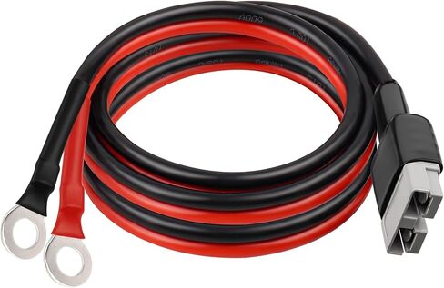 50Amp Anderson-Style Connector to O Ring Terminal Cable 3FT,8AWG Battery Quick Connect/Disconnect Cable for RV Boat Lithium Batteries and Backup Power Systems in Saudi Arabia
