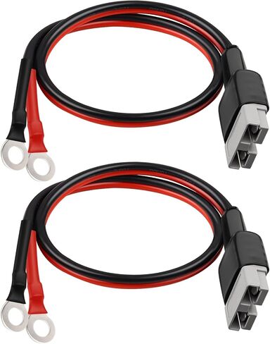 50Amp Anderson-Style Connector to O Ring Terminal Cable 3FT,8AWG Battery Quick Connect/Disconnect Cable for RV Boat Lithium Batteries and Backup Power Systems in Saudi Arabia