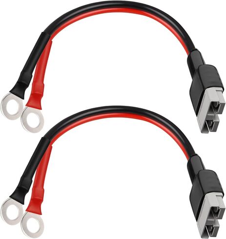 50Amp Anderson-Style Connector to O Ring Terminal Cable 3FT,8AWG Battery Quick Connect/Disconnect Cable for RV Boat Lithium Batteries and Backup Power Systems in Saudi Arabia