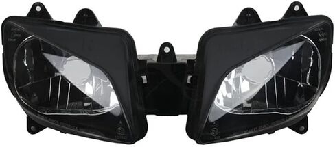 مجموعة مصابيح أمامية للدراجة النارية تناسب ياماها YZF R1 2007 2008 YZF1000R 2007 2008 مجموعة مصابيح أمامية للرأس باللون الأسود in Kuwait