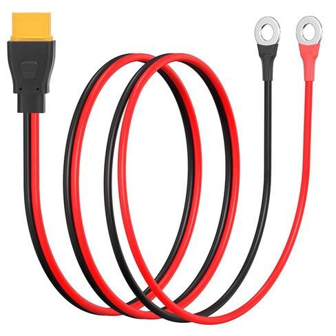 daitoku XT90 to O Ring Terminal Cable, 10AWG XT90 Female to O Ring Connector Cable XT90 Extension Cable for Solar Portable Power Station RC Lipo Battery FPV Racing Drone (3.3FT) in Kuwait
