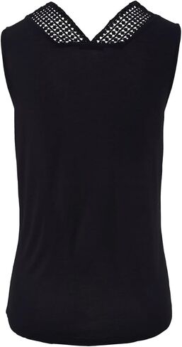 LASCANA Women's Crochet Insert Tank Top in Saudi Arabia