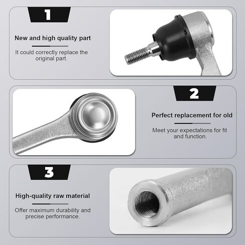 Front Left and Right Steering Outer Tie Rod End for 500X 2016-2022, Compass 2017-2023, Renegade 2015-2018 68275249AA 68655274AA in Kuwait