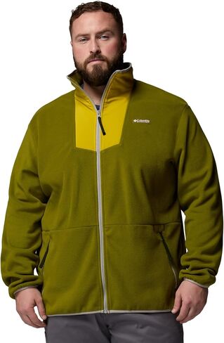 Columbia Men's Sequoia Grove Full Zip Fleece Jacket, Mossy Green/Antique Moss, 2X in Saudi Arabia