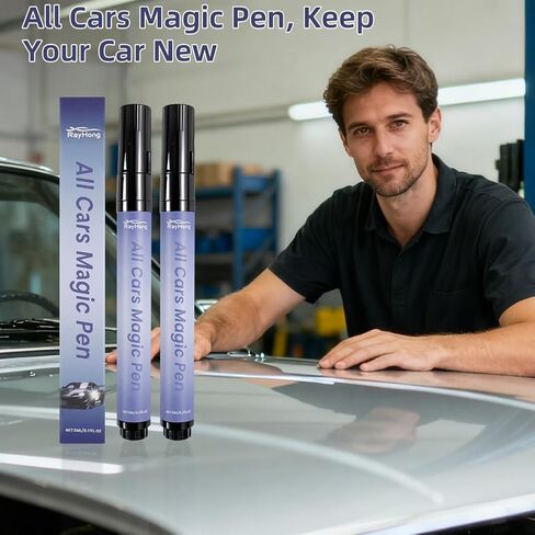 2PCS Magic Car Scratch Removal Pen, Fix Scratch Remover, Quick & Easy Paint Repair for All Vehicles, Weatherproof Touch-Up Paint Pen, Chips & Scuffs Instantly, Travel-Friendly in Saudi Arabia