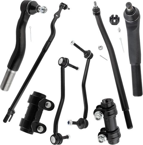 8pcs Front Sway Bars Inner Outer Tie Rods Adjustment Sleeves for Ford Excursion 2000-2005 F-250 Super Duty F-350 Super Duty 2000-2004 4x4 K80273 K80274 DS1438 DS1439 ES3423 ES3427 ES3422 ES3426 in Kuwait