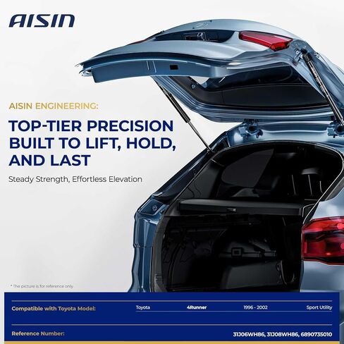 AISIN GAST-01797 Rear Tailgate Lift Supports Shock Struts - Compatible with Toyota 4Runner 1996-2002 - Set of 2 in Saudi Arabia