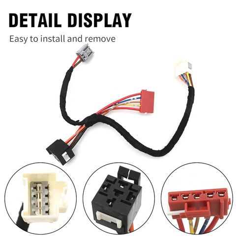 25949869 Blower Motor Resistor Harness, Replacement for Pontiac Solstice 2006-2009, Replacement for Hummer H3 / H3T 2006-2010, Replacement for Saturn Sky 2007-2009 in Saudi Arabia