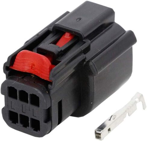 5 Sets 6 Pin automotive connector harness headlight plug with terminal 33472-0606, DJ7068W-1.5-21 in Kuwait