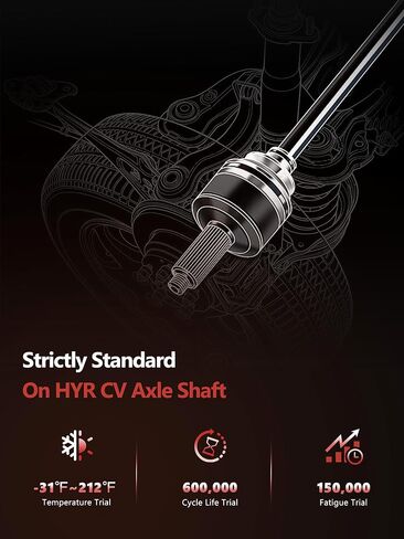 HYR Front CV Axle Shaft Assembly Pair Fit for Mazda 3 2005-2013, Mazda 5 2006-2010 2012-2015, L4 2.0L 2.3L 2.5L, Manual Transmission, Driver and Passenger Side, Replace# 66-8175, 66-8227 in Saudi Arabia