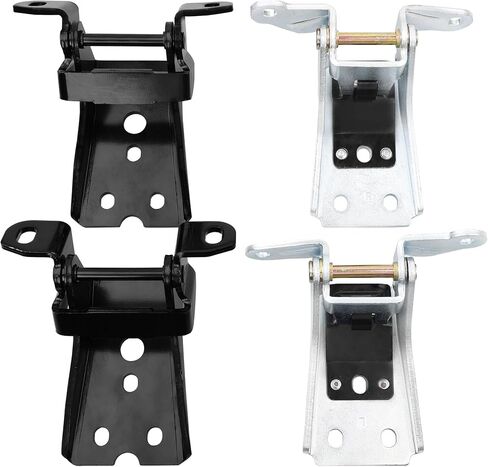 مجموعة مفصلات باب 4 قطع علوية سفلية يسار يمين - متوافقة مع Ford Bronco/F150/F250/F350/Thunderbird/Granada/Mercury Cougar/Marquis/Zephyr- استبدال 925066 925068 in Saudi Arabia