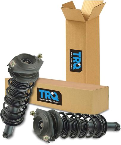 TRQ Rear Strut and Spring Assembly Set 2 Piece Compatible with 2010-2012 Subaru Legacy in Saudi Arabia