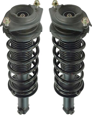 TRQ Rear Strut and Spring Assembly Set 2 Piece Compatible with 2010-2012 Subaru Legacy in Saudi Arabia
