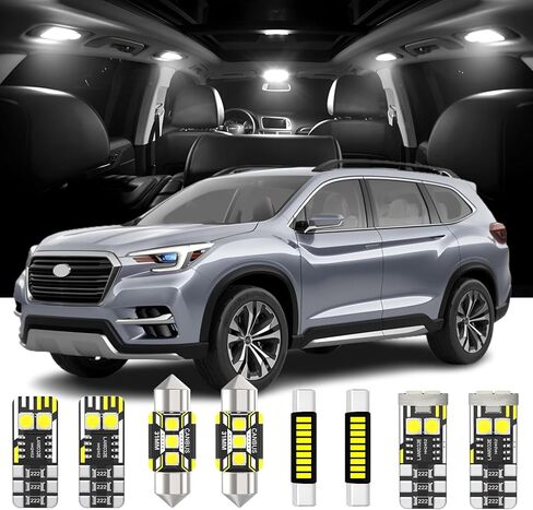 AENVTOL 17 Pieces Interior LED Lights fit for Subaru Ascent 2019 2020 2021 2022 2023 LED Interior Bulb with Install Tool in Saudi Arabia