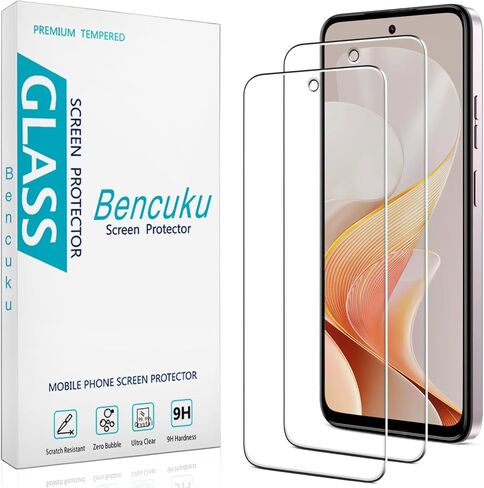 HPTech 2 Pack Privacy Screen Protector for Motorola Moto G 5G (2024) Anti Spy Tempered Glass, Bubble Free, Case Friendly in Kuwait