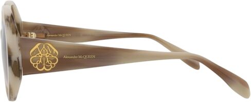 نظارات شمسية من ألكسندر ماكوين بإطار مستدير من الأسيتات in Kuwait