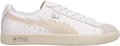 PUMA Mens Clyde NYC X EB Lace Up Sneakers Shoes Casual - White in Saudi Arabia