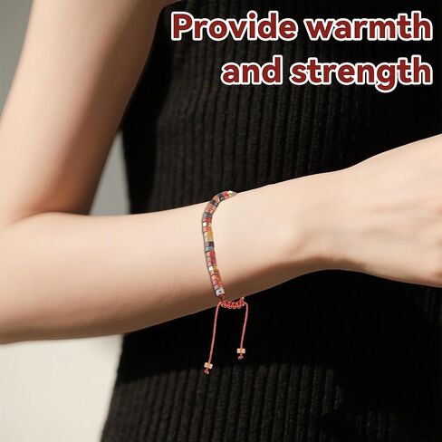 هدايا ملهمة شفاء أساور الحجر الطبيعي - مجوهرات الدعم العاطفي، احصل على هدية جيدة قريبًا للنساء، سوار شفاء من الحجر الطبيعي للقلق in Kuwait