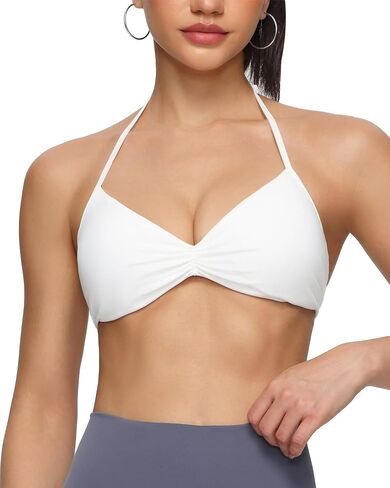 حمالات صدر رياضية بأشرطة قابلة للتعديل للنساء، مبطنة ومفتوحة من الخلف، حمالة صدر للتمارين الرياضية، حمالة صدر لليوجا والجيم in Kuwait