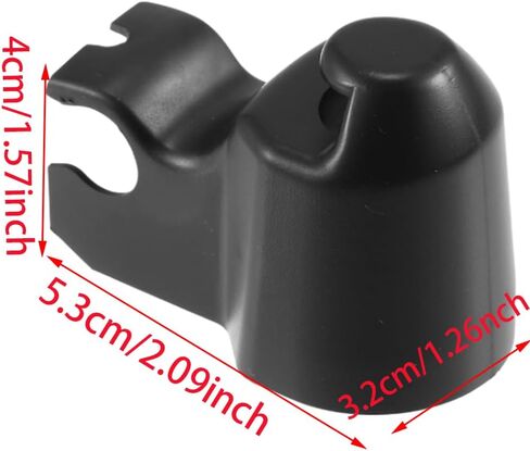 Windshield Windscreen Rear Wiper Arm Washer Cover Cap Nut for Ford for Connect 2010 2011 2012 2013 2014 3T1Z-17C526-A distintivo in Saudi Arabia
