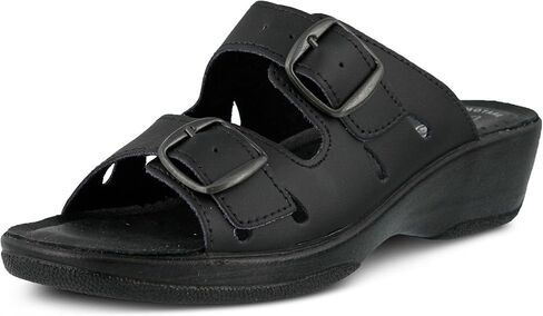 Flexus Women's Decca Slide Sandal Black EU 39 / US 8.5 in Kuwait