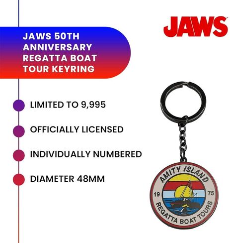 Fanattik Jaws 50th Anniversary Regatta Boat Tour Limited Edition Keyring in Saudi Arabia
