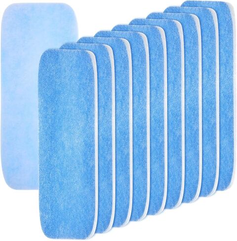 10 Pack RV AC Filters – MERV 6 Replacement for Air Conditioner Vent (12.875" x 5.5") – Polyester Cotton, Blue & White Design in Kuwait