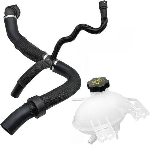 خزان توسيع خزان مبرد المحرك وخرطوم منفذ المبرد مناسب لسيارة Jeep Renegade 2015-2021 Compass 2017-2022 2.4L in Kuwait