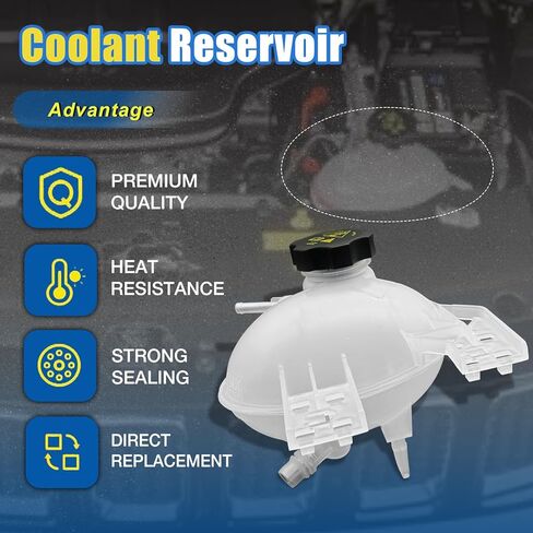 Engine Radiator Coolant Reservoir Expansion Tank and Coolant Outlet Hose Set Fit for Jeep Renegade 2015-2021 Compass 2017-2022 2.4L in Saudi Arabia
