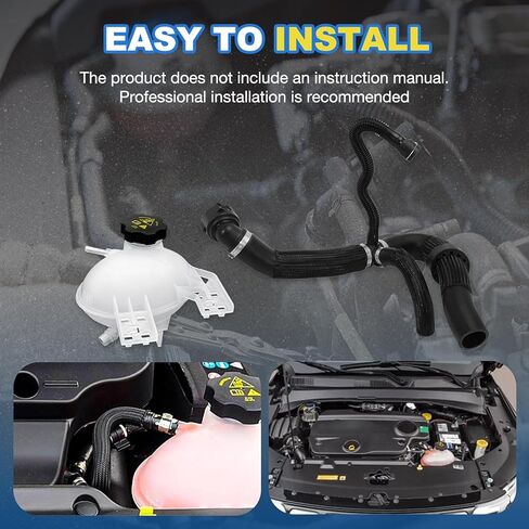 Engine Radiator Coolant Reservoir Expansion Tank and Coolant Outlet Hose Set Fit for Jeep Renegade 2015-2021 Compass 2017-2022 2.4L in Saudi Arabia