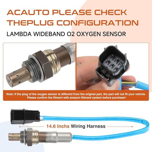 234-5053 Air Fuel Ratio Upstream O2 Oxygen Sensor Fit for Acura 2007-2009 MDX 3.7L Honda 2007-2010 Odyssey 3.5L V6 Replace 36531-RGW-A01 36531-RKG-A01 36531-RYE-A01 in Kuwait