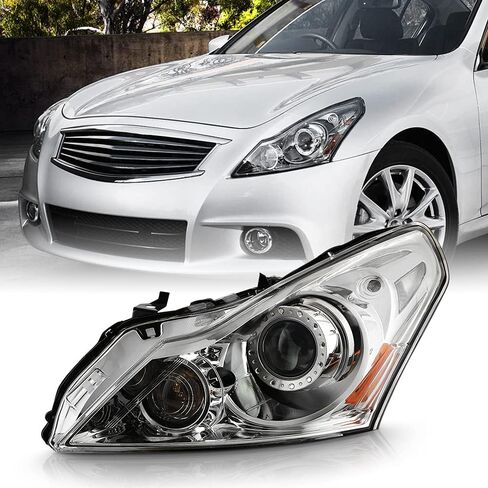 ACANII - For [HID/Xenon Model] 2010-2013 Infiniti G37 / 11-12 G25 4-Door Sedan Projector Headlight Headlamp - Driver in Saudi Arabia