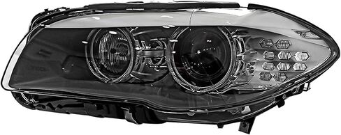Pair Headlight Adaptive Xenon with AFS Replacement for BMW 5 Series F10 528i 535i M5 2011-2013 No Bulbs 63117203243, 63117203244 in Kuwait