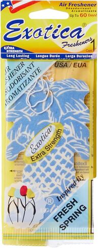 Fresheners Hanging Palm Tree Air Freshener, Fresh Spring Scent, Blue, 1 Count in Saudi Arabia
