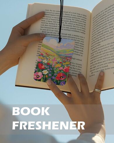 معطر هواء للسيارة برائحة الحمضيات المسيحية 4 قطع، معطر هواء معلق ديني زهري ملون للسيارات والكتب والديكور، هدايا إكسسوارات مسيحية للنساء والرجال in Kuwait