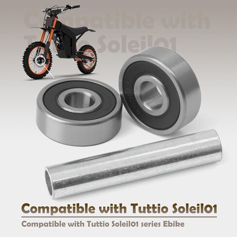 6301RS Wheel Bearing Set Compatible with Tuttio Soleil01 Ebike Bearings Designed For Smooth And Reliable Electric Bicycle Wheel Rotation in Kuwait