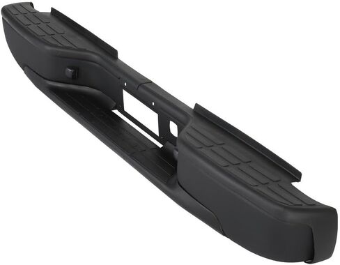 Rear Step Bumper Assembly Compatible with Silverado 2500 HD 2001-2006 Steel Chrome in Kuwait