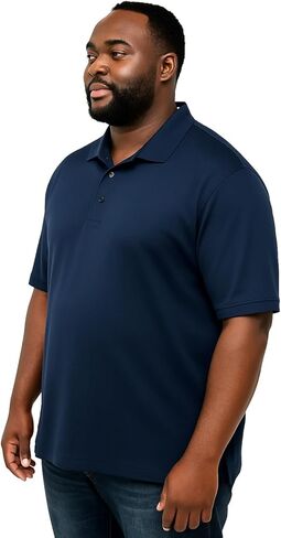 قميص بولو رجالي كبير الحجم من JC DISTRO - ملابس عمل وكاجوال - قطن ناعم من الداخل وبوليستر مسامي من الخارج، حتى Big7XL in Kuwait